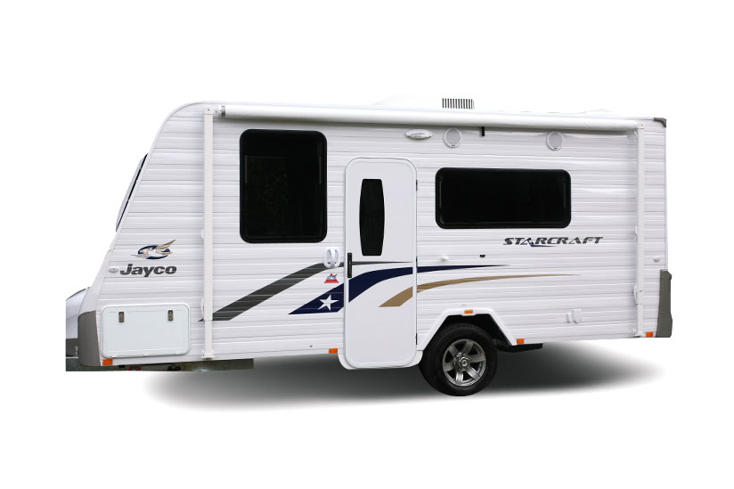 Eastern Caravan Hire Jayco starcraft external side view