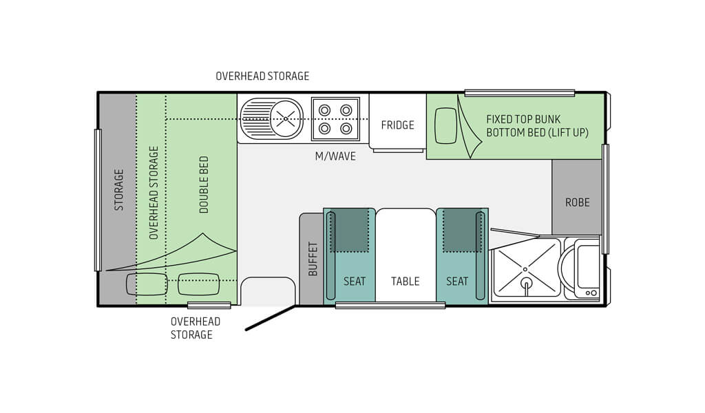 jayco journey travel height