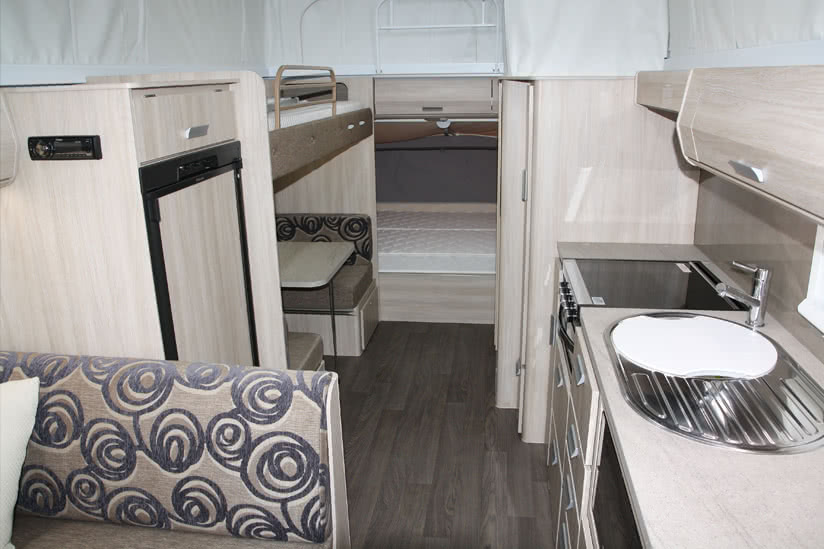 Eastern Caravan Hire Jayco expanda poptop wardrobe