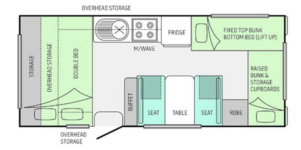 jayco journey pop top with bunks